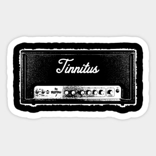 Dr. Madtone's Tinnitus Amp Head Sticker